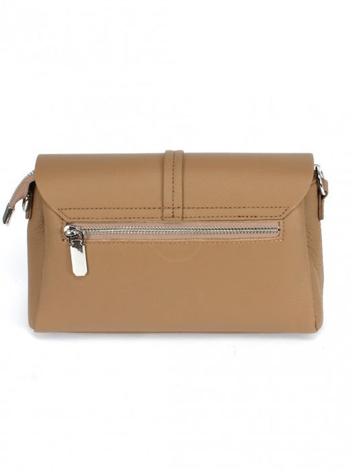 Сумка женская натуральная кожа GU 2066-91921, 3отд, плечевой ремень, бежевый SALE 264046 - Adelia фото 2