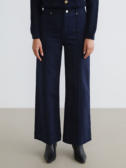 Wideleg Kad?n Jean Pantolon