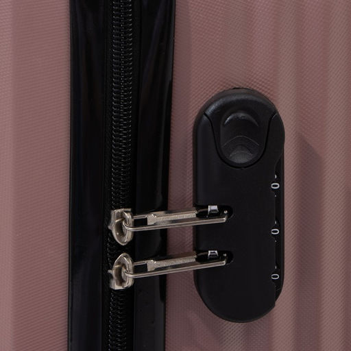 Чемодан малый 20, кодовый замок, цвет розовое золото - Simaland фото 7