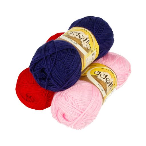 Пряжа ADELIA AURA 100% акрил 10 шт. х 50 г 250 м  5 м