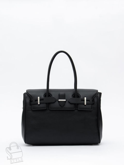 Сумка женская кожаная 1081M black Polina&Eiterou