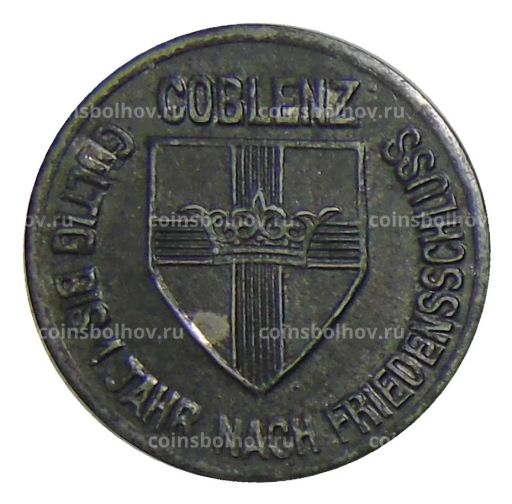 10 пфеннигов 1918 года Германия  Нотгельд Кобленц