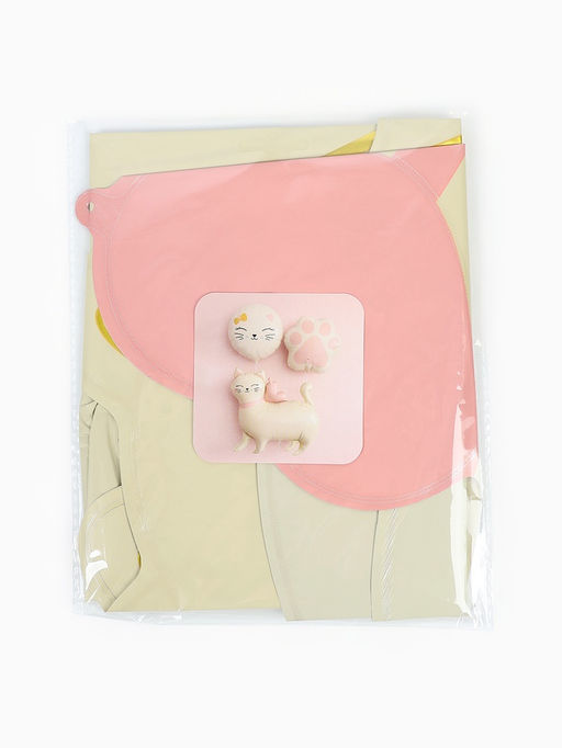 Воздушные шары фольгированные «Кошечка», набор 3 шт.