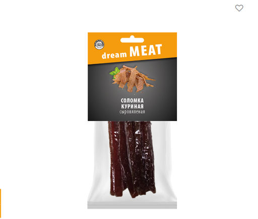 Соломка куриная сыровяленая dreamMeat , 40г  фото 3