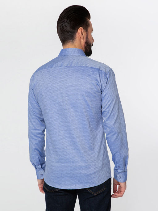 Сорочка мужская длинный рукав GREG 223/131/8715/Z/1 STRETCH_GB  фото 9