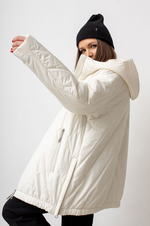 Куртка К-73633 экрю - Took a look фото 2