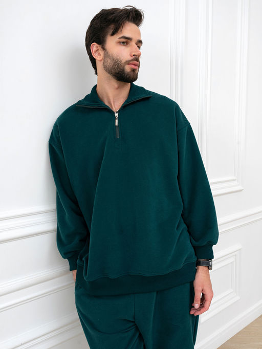 Толстовка мужская Пич Изумрудный - Modamica фото 2