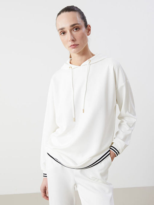 Kap??onlu Oversize Kad?n Ti??rt