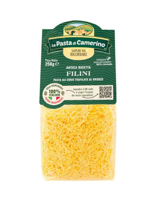 Макаронные изделия La Pasta di Camerino яичные Филини 250 г, пакет, ИТАЛИЯ