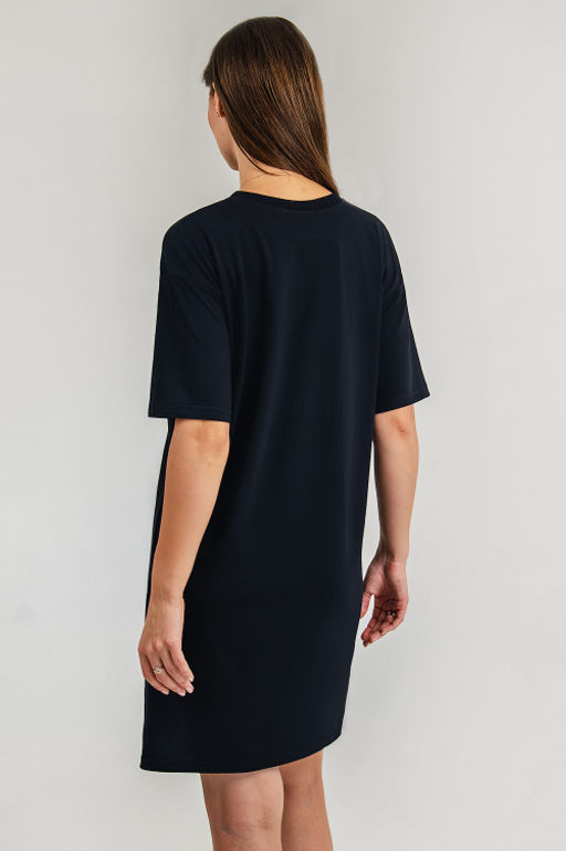 Арт. 4142 Туника женская 44-54(6 шт) Цвет:черный - Калинка фото 5