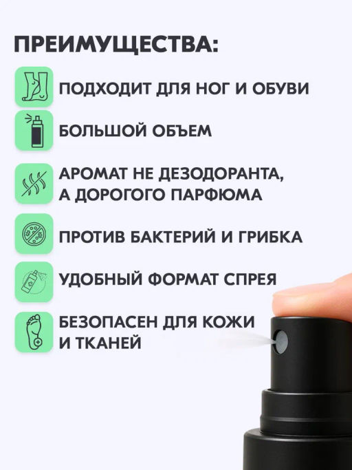 Дезодорант для ног и обуви BONIMED SHUNGITOL aroma, 200 мл Boni-0123  фото 5