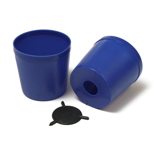 Комплект для рассады 41х20х10,5см (8 горшков со съемным дном 500мл, поддон) (пластик) цветной