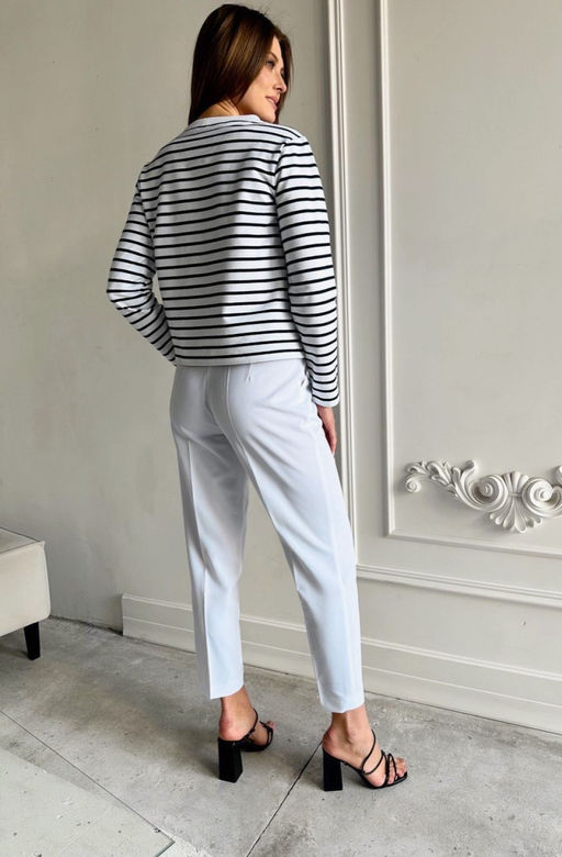 Джемпер AURA 2094-176 черно/белый