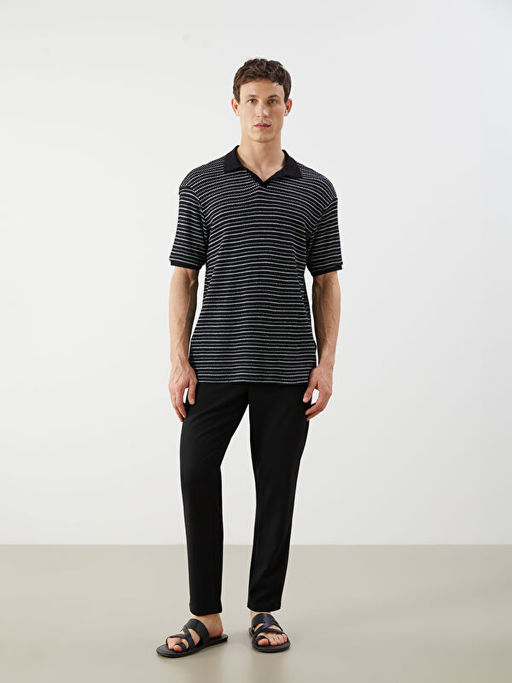 Polo Yaka ?izgili Erkek Ti??rt