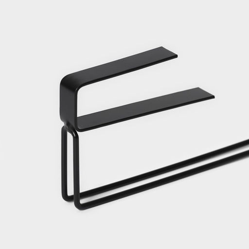 Держатель для бумажных полотенец подвесной Доляна «Лофт», 20.6×3×10.1 см, чёрный