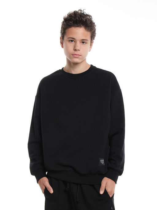 Толстовка для мальчика 22-7315 черный - Mini maxi фото 8