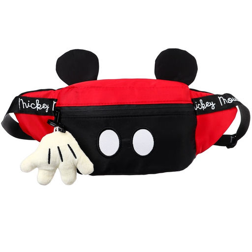 Сумка поясная детская с ушками, 20×16×5 см, Микки Маус