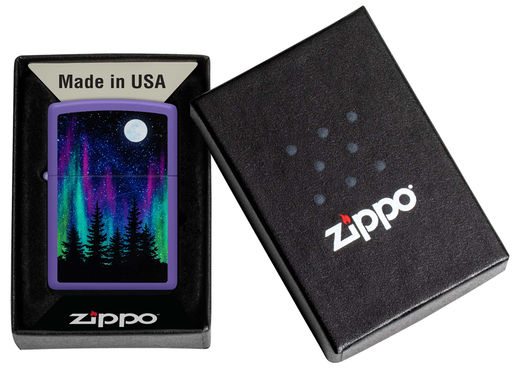Зажигалка ZIPPO Ночь в лесу | Night In The Forest 48565  фото 6