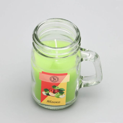 Свеча ароматическая в банке «Яблоко», 7.2×8.5 см, 190 г