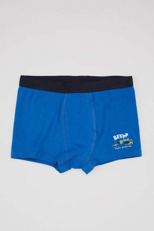 Боксеры-тройки с рисунком для мальчиков - Defacto фото 2