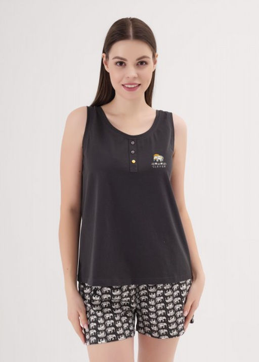 LSET25-1170/1 Пижама жен. Сандал (ЧЗ)