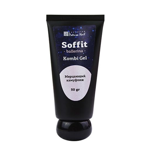 Soffit Ballerina комби-гель мерцающий камуфляж (светло-розовый)