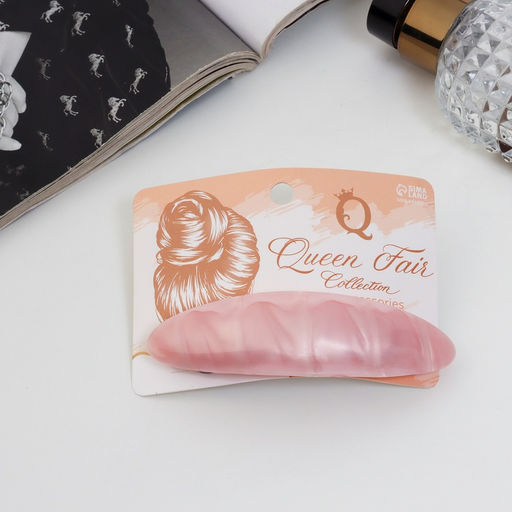 Цена за 2 шт. Заколка - автомат для волос «Сильва», колоритные полосы, 9 см, МИКС