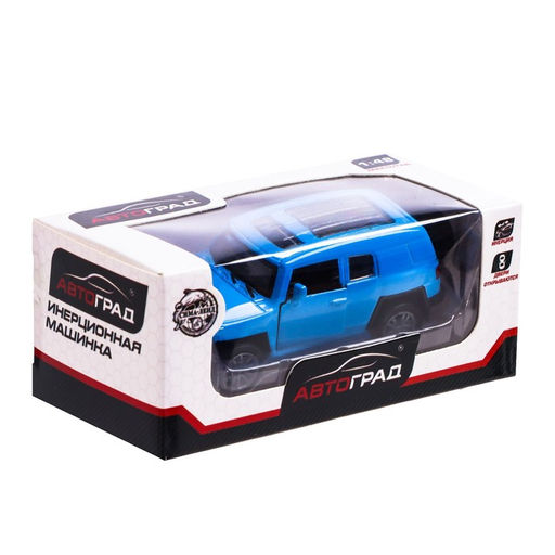 Машина металлическая Крузер, 1:48, инерция, открываются двери, цвет синий - Автоград фото 5