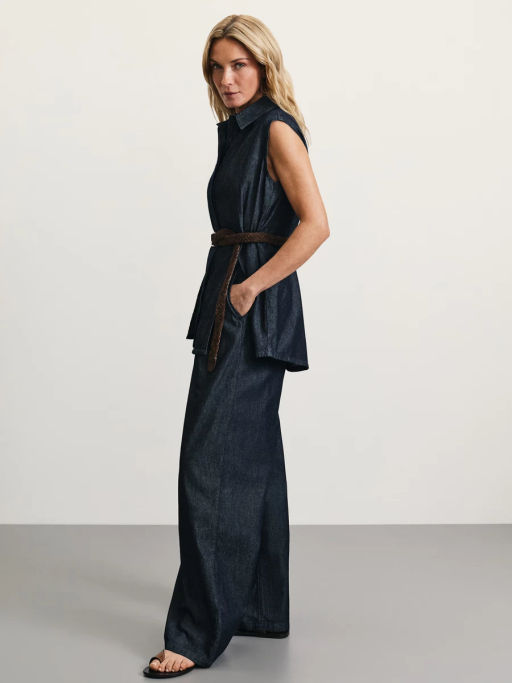 Джинсы wide leg с высокой посадкой / Zarina  фото 5