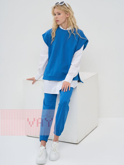 Брюки женские 5231-3783. ДФ119 яркий синий