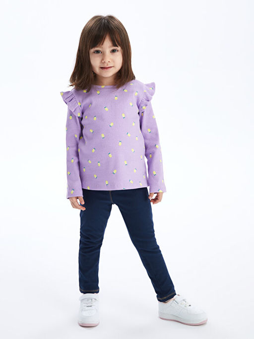 Beli Lastikli K?z Bebek Jean Tayt - Waikiki фото 2