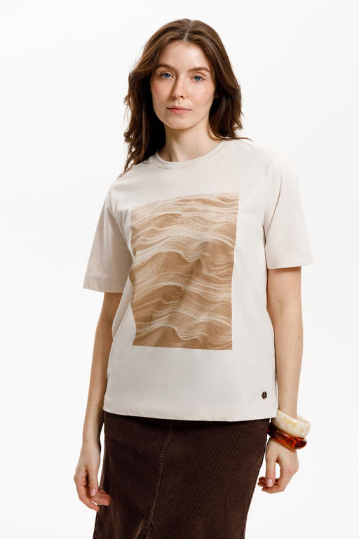 ЕВТ 3309/светлый беж фуфайка жен