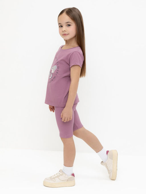 Crockid _ КР 400556/темная орхидея к553 шорты (велосипедки) для дев  фото 4