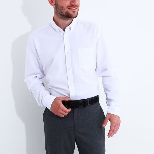 Ремень мужской, ширина 4 см, винт, пряжка металл, цвет чёрный - Simaland фото 3