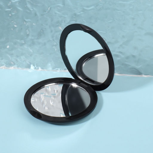 Зеркало складное «Классика», d=7 см, цвет чёрный