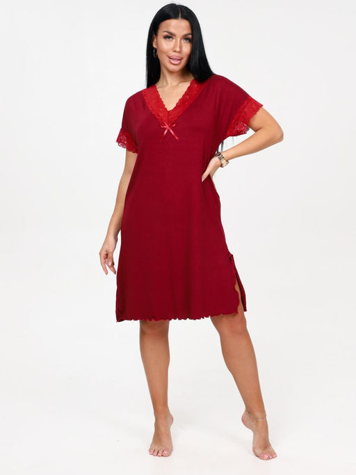 30 СОРОЧКА ЖЕНСКАЯ (Бордо) - А-дина фото 3