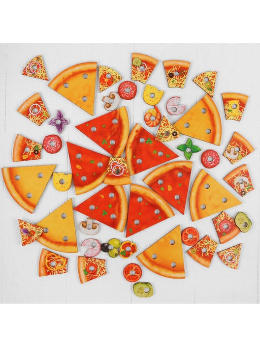 Пирамидка Лесная мастерская «Пицца», 48 деталей