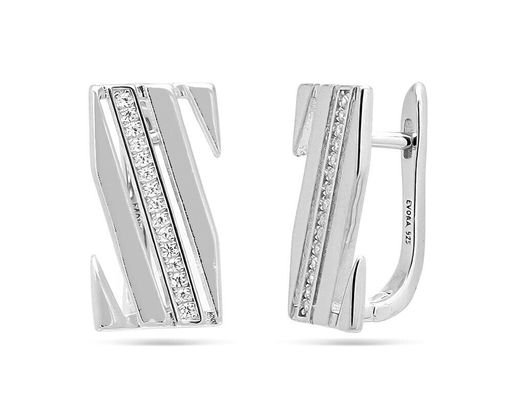 Серьги, куб.циркон., МЦВ94