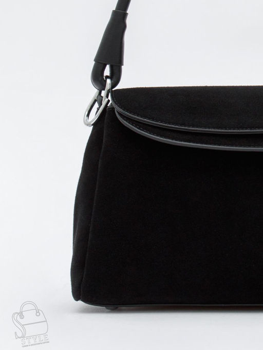 Сумка женская кожаная 2617Y black Polina&Eiterou