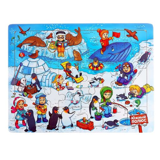 Пазл большой Южный полюс, 30 элементов - Лесная мастерская фото 18