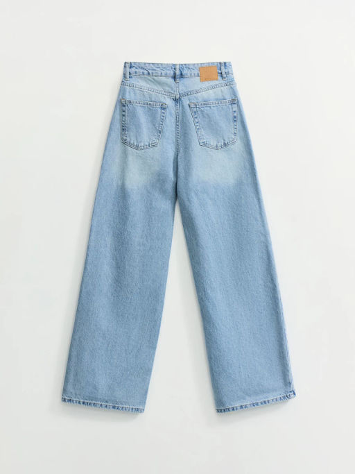 Джинсы wide leg с высокой посадкой / Zarina  фото 7