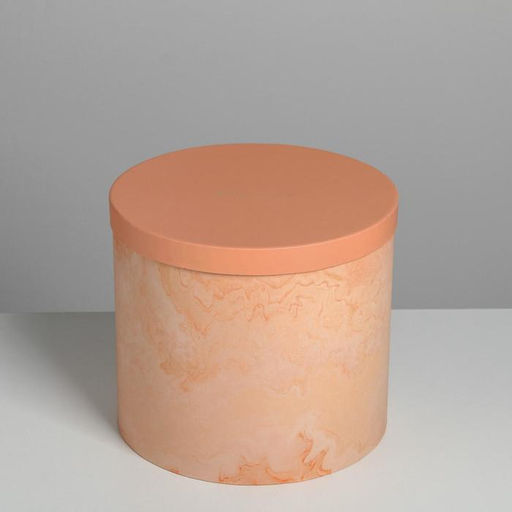 Набор шляпных коробок для цветов 5 в 1 Мрамор, 14 13 см - 22 19,5 см - Дарите счастье фото 12