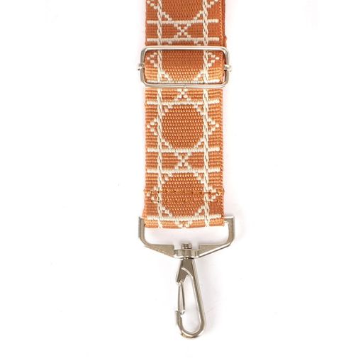 Плечевой ремень (стропа) ADEL-239/регулируемый, макс длина 150см, графика карамель/беж 247970