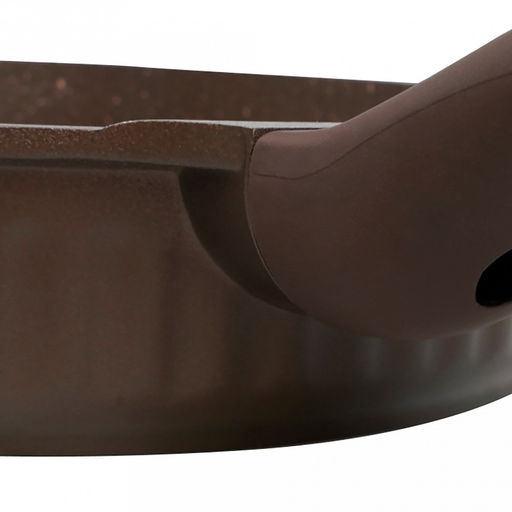 Сковорода с тефлоновым покрытием д28см "Stella", h6,5см, s0,32см, дно д26см, s0,4см, ручка из термостойкого пластика, стеклянная крышка, мокко (mokko) (Россия)