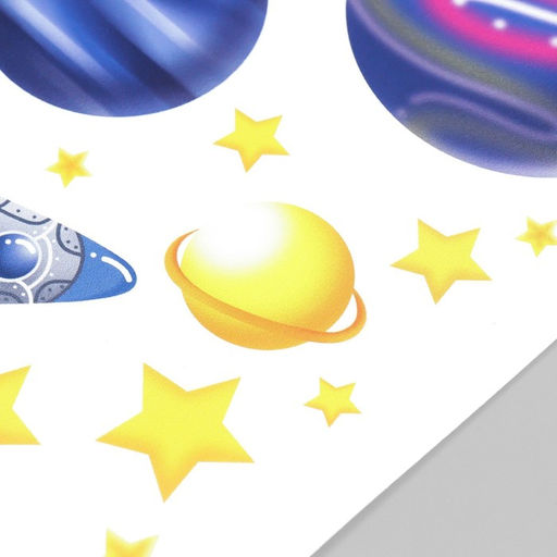 Интерьерная наклейка "Космонавты" 30х50 см