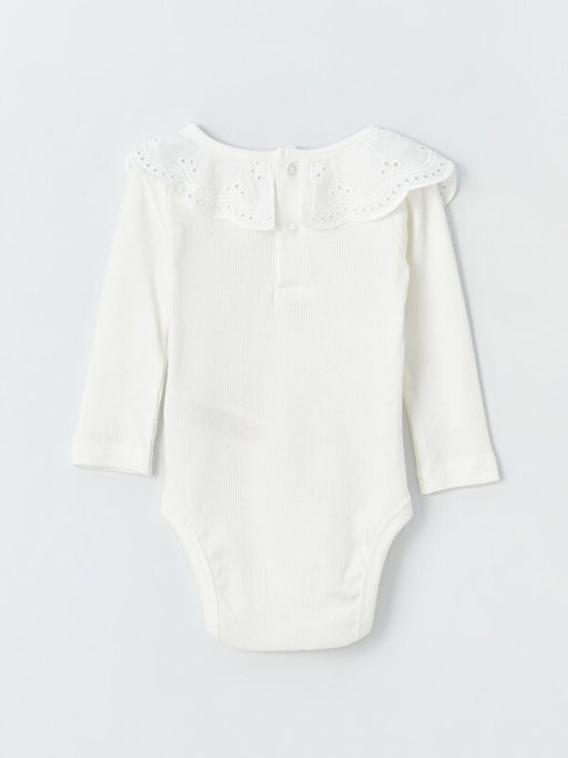 Bebe Yaka Uzun Kollu K?z Bebek ??t??tl? Body - Waikiki фото 3