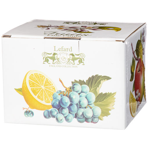 ЧАЙНИК СТЕКЛЯННЫЙ С СИТОМ LEFARD ФРУКТЫ 500 МЛ