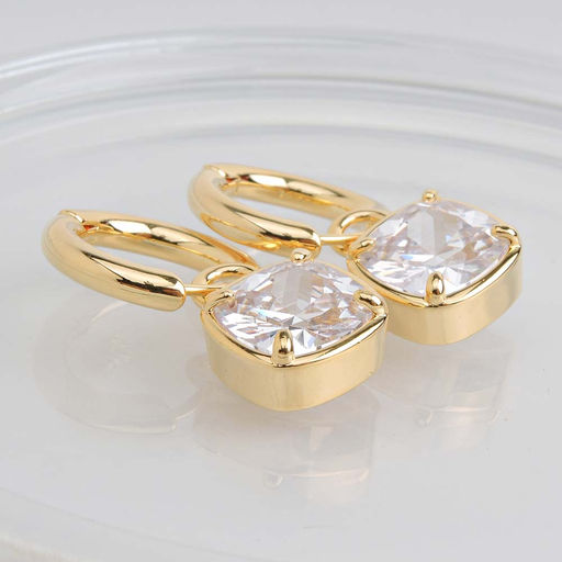 Серьги с замком кольцо арт. 13 3758 (id 277095) - Rada фото 2