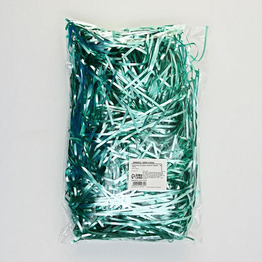 Наполнитель для шаров и подарков Бирюза , 15 х 26 см - Дарите счастье фото 3