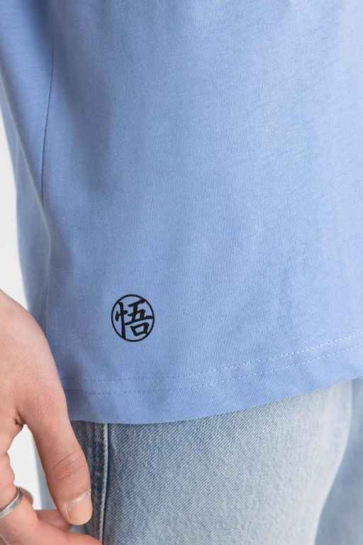 Свободная футболка с круглым вырезом и короткими рукавами Dragon Ball - Defacto фото 7